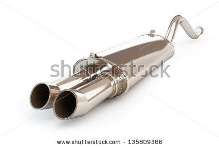 stock-photo-car-muffler-exhaust-silencer-on-a-white-background-135809366